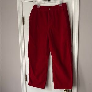 ALIGNE RED CORDUROY PANTS
